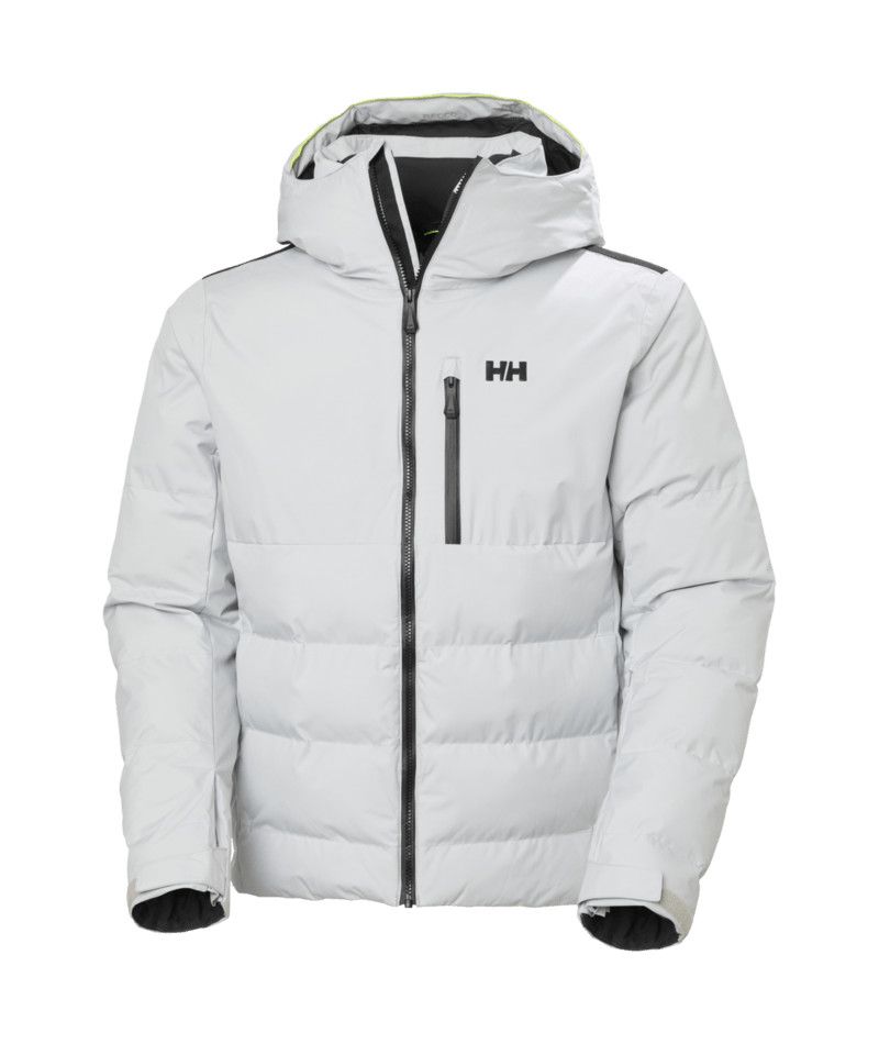 M Kvitfjell Race Puffy Jkt, Color: Grey Fog, Size: MD