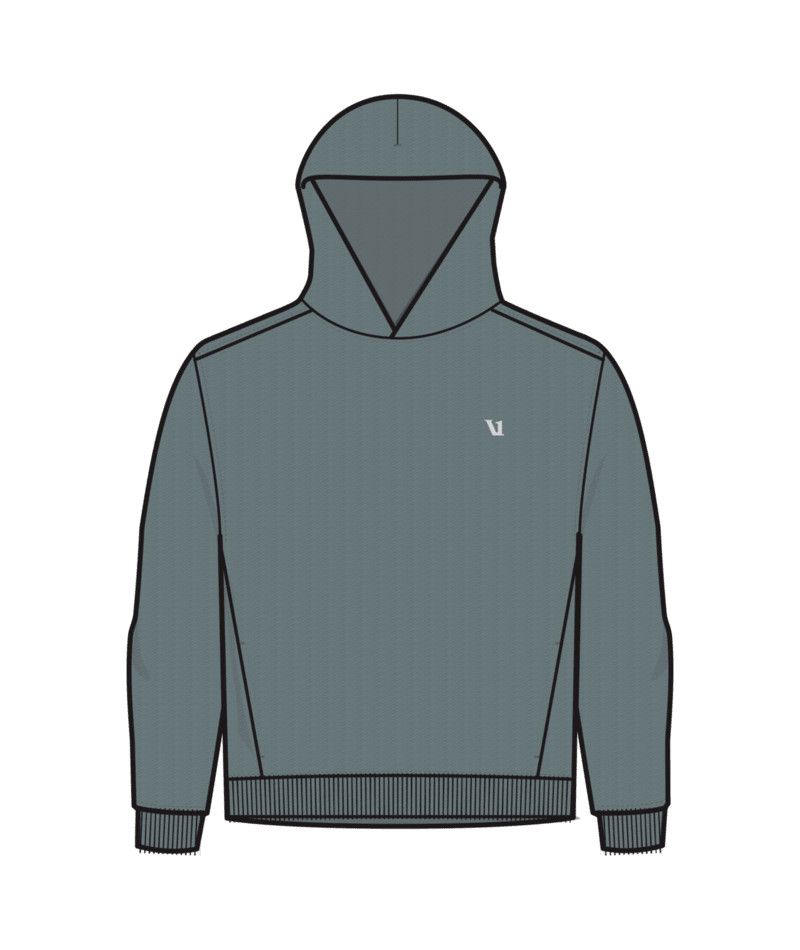 M Ponto Pullover Hdy, Color: Foggy Blue Hthr, Size: MD