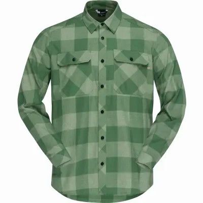 M Femund Flannel LW Shirt, Color: Desert Sage/Dark Ivy, Size: MD