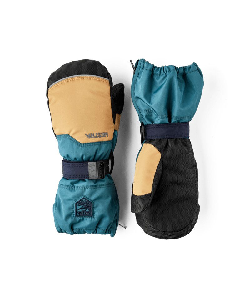 Baby Zip Mitt, Color: Sand/Petrol, Size: 1