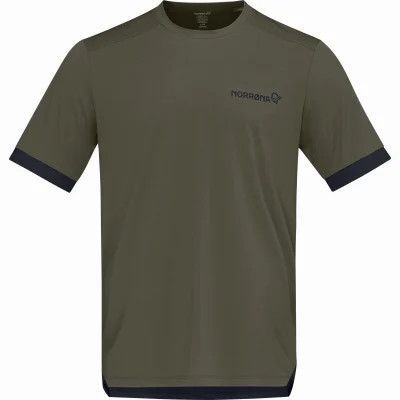 M Fjora Equaliser Tee, Color: Olive Night/Caviar Blk, Size: MD