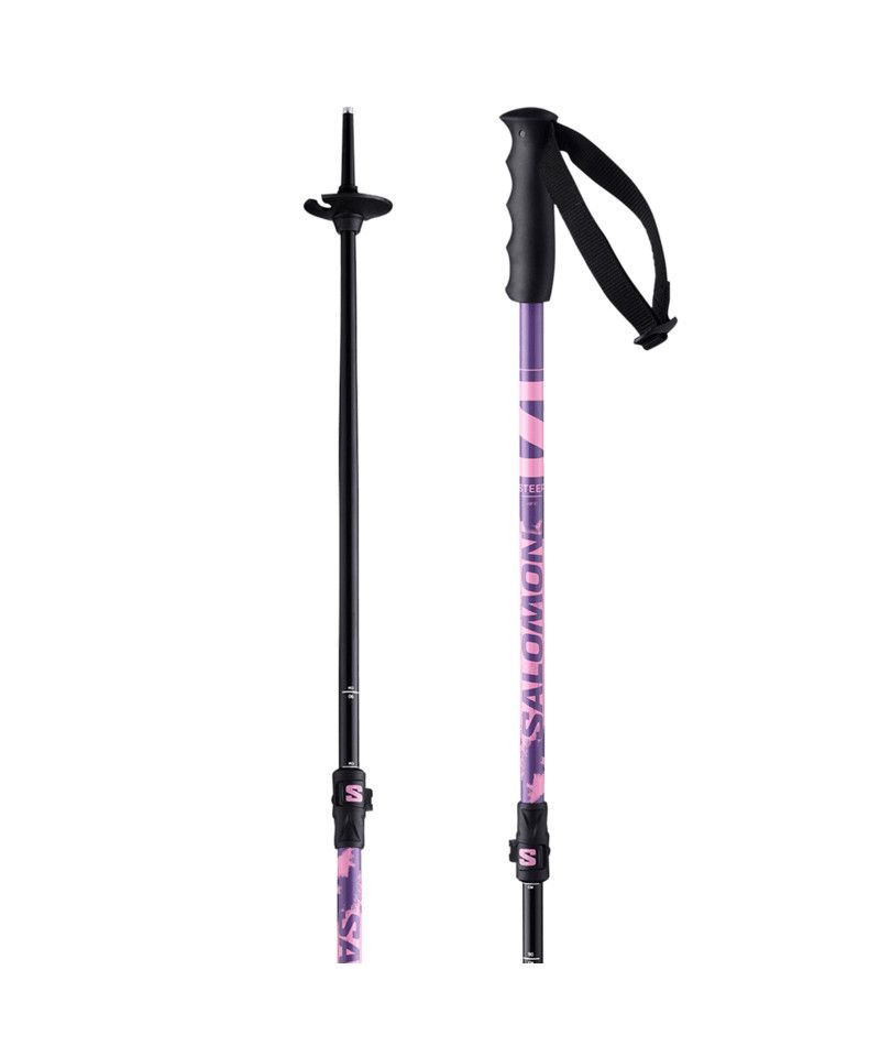 K Steep Vario Pole, Color: Pink/Pansy