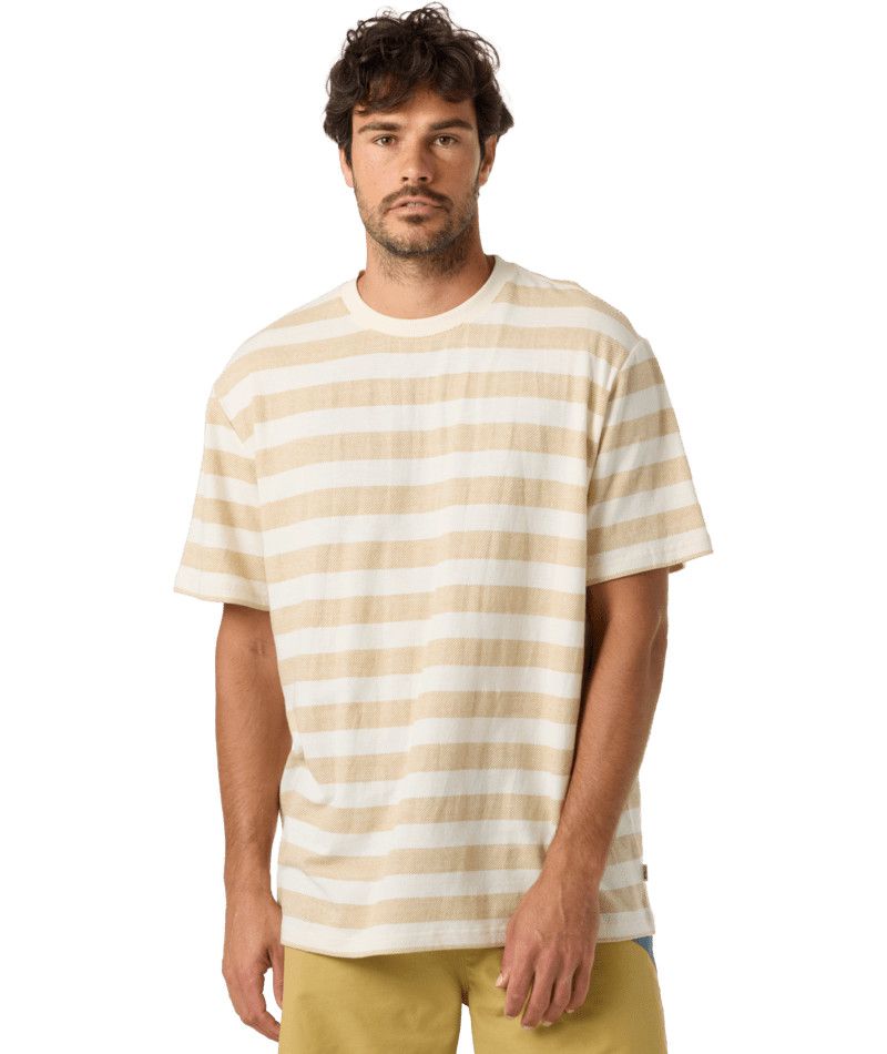 M OG Striped Tee, Color: Tofu, Size: MD