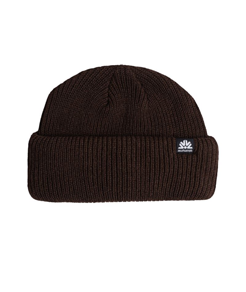 Double Roll Beanie, Color: Chocolate