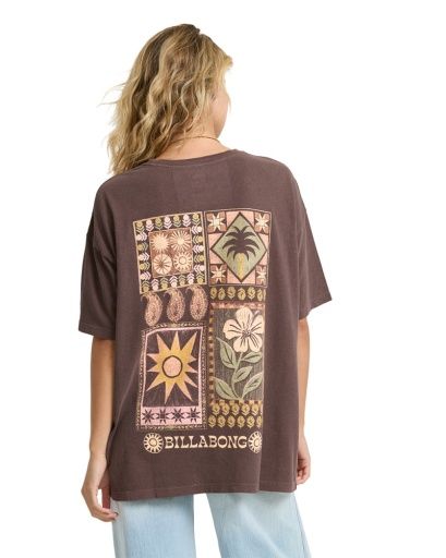 W In The Valley SS Tee, Color: Teak, Size: SM