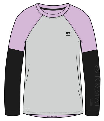 W Tarn Merino Wind Jersey, Color: Orchid Bloom/Blue Dawn, Size: SM