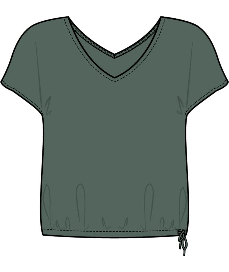 W Vale Shirt, Color: Herb, Size: XS