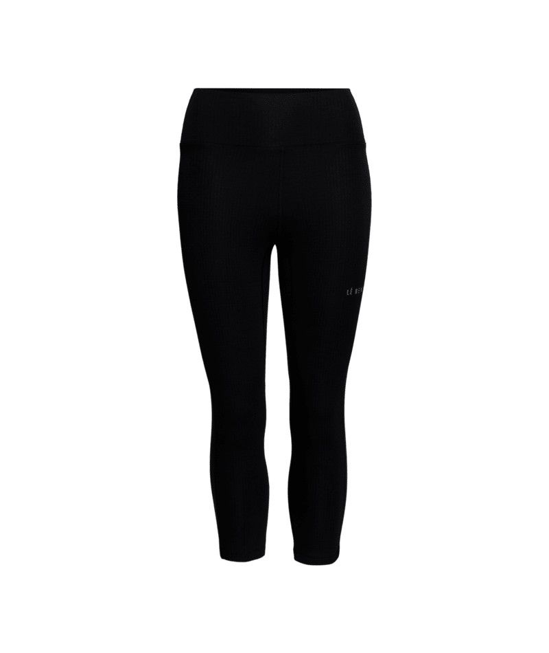 W HW Grid Fleece 3/4 Bttm, Color: Blk, Size: XS