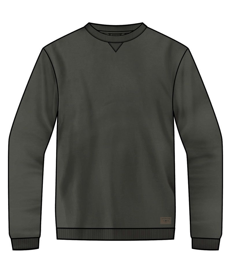 M Cloud Swtr, Color: Hthr Drk Olive, Size: MD