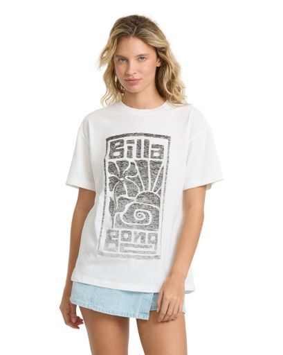 W To The Sea SS Tee, Color: Salt Crystal, Size: SM