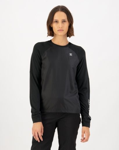 W Tarn Merino Bike Wind Jersey, Color: Blk, Size: SM