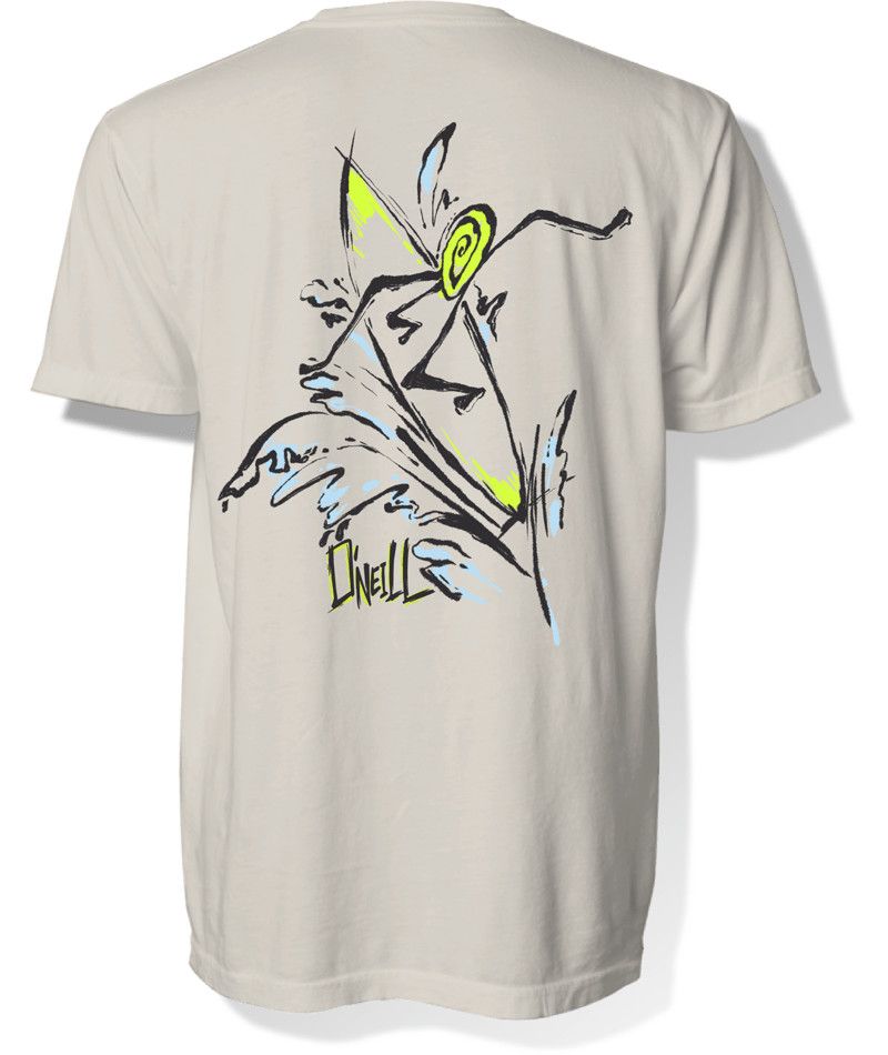 M Splash SS Tee, Color: Tofu, Size: MD