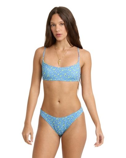 W Ditsy Do Jaclyn Crop, Color: Maui Blue, Size: SM