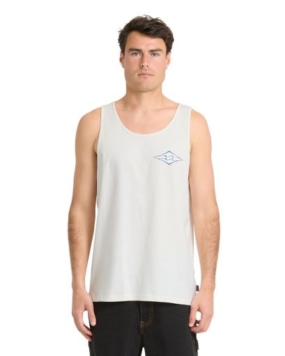 M Crayon Wave Prem Tank, Color: Off Wht, Size: MD