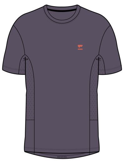 M Tarn Merino Tee, Color: Drk Thistle, Size: MD