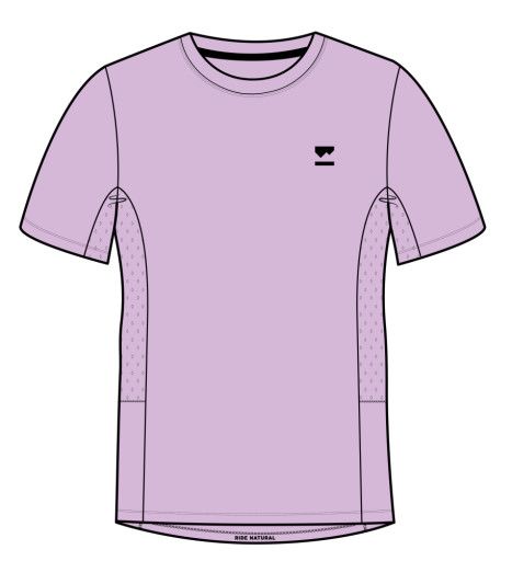 W Tarn Merino Tee, Color: Orchid Bloom, Size: SM