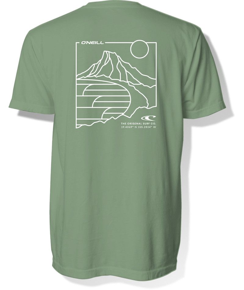 M Lookout SS Tee, Color: Basil, Size: MD