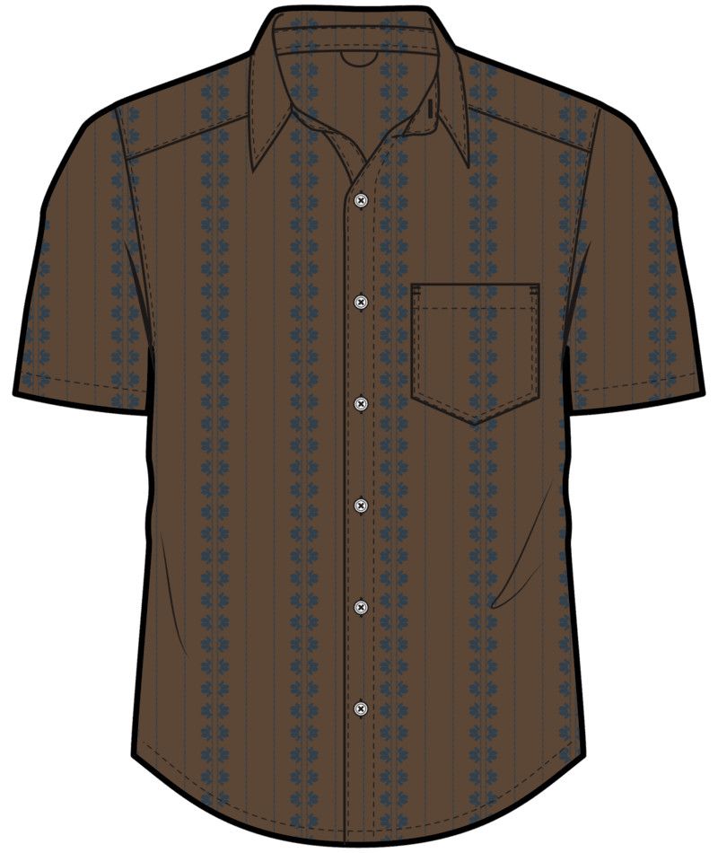 M Treescape Shirt, Color: Earth, Size: MD