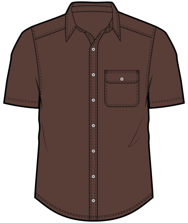M Mesquite Hemp Shirt, Color: Chestnut, Size: MD
