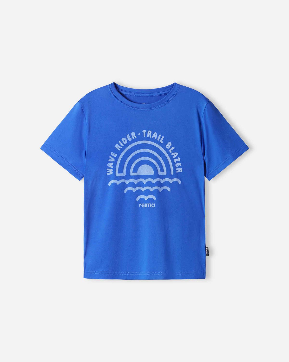K Vauhdikas Tee, Color: Sparkly Blue, Size: 4T