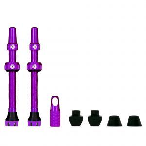 Muc-Off V2 Tubeless Valve Kit Purple, 44mm, Pair