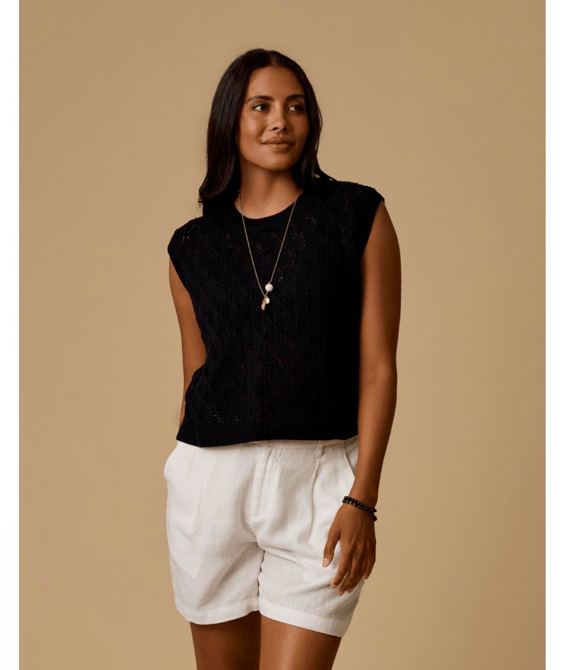 W Fox Swtr, Color: Blk, Size: XS