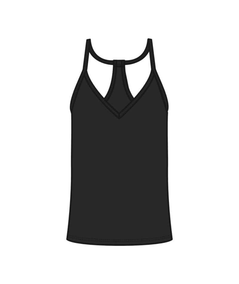 W Stinson Tankini, Color: Blk, Size: XS