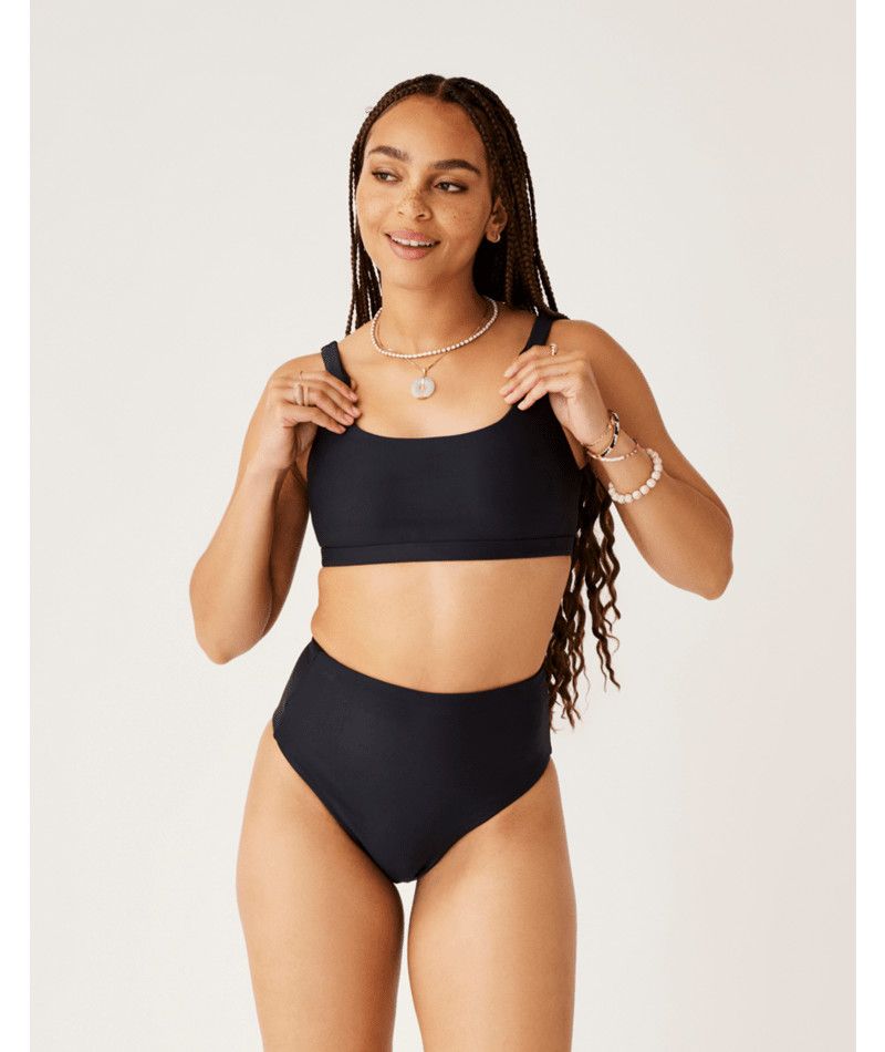 W Lani Pkt Compression Bttm, Color: Blk, Size: XS
