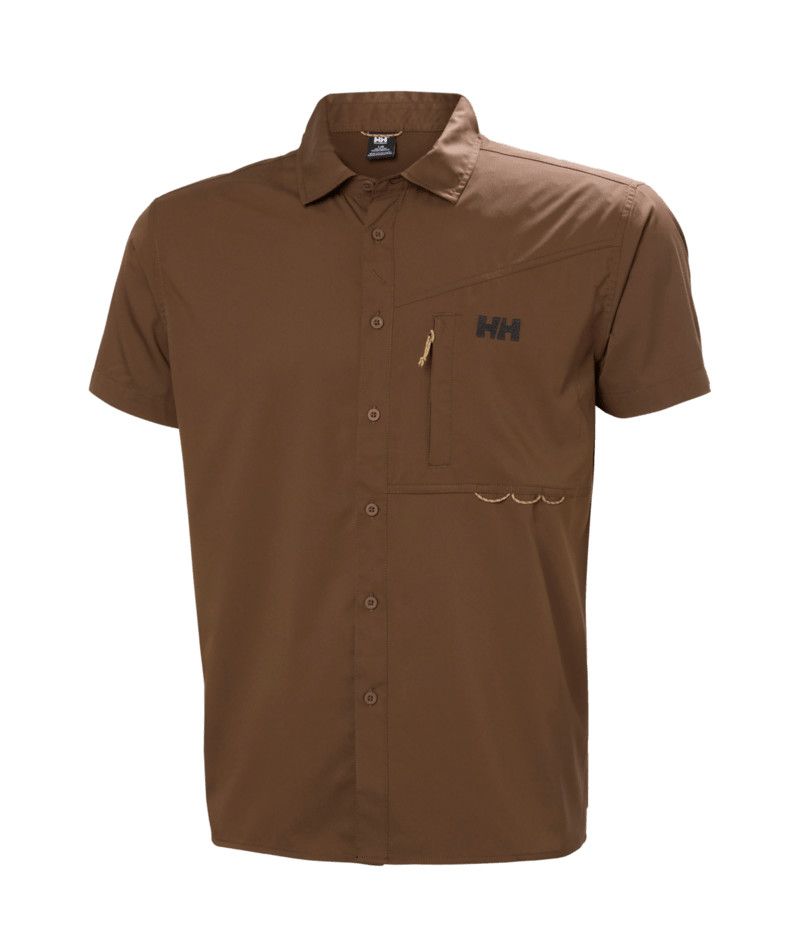 M Boulder QD SS Shirt, Color: Wood, Size: MD