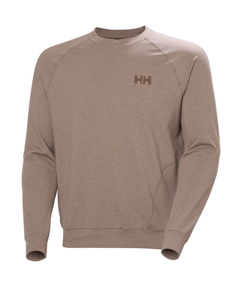M Tyri Knit Crew, Color: Wood, Size: MD