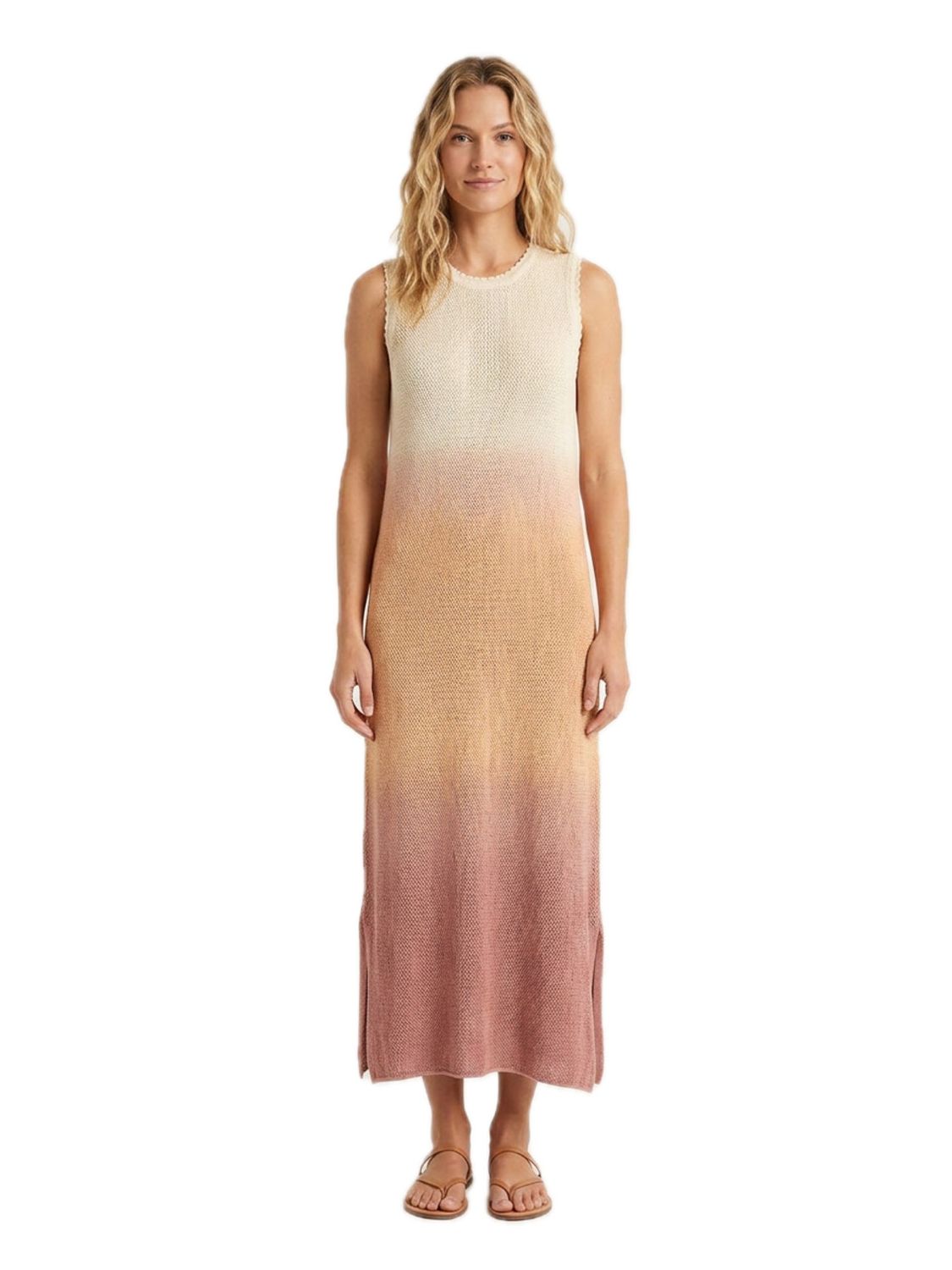 W Bloom Knit Dress, Color: Coral, Size: SM