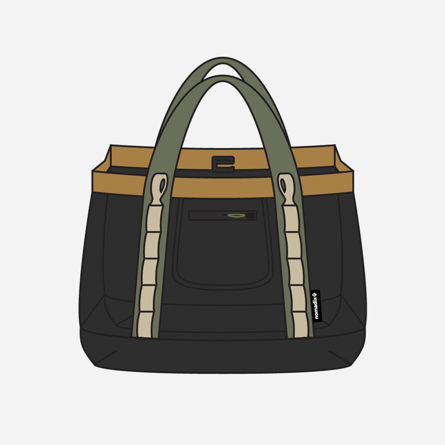 Beachcomber Tote 26L, Color: Blk Sands