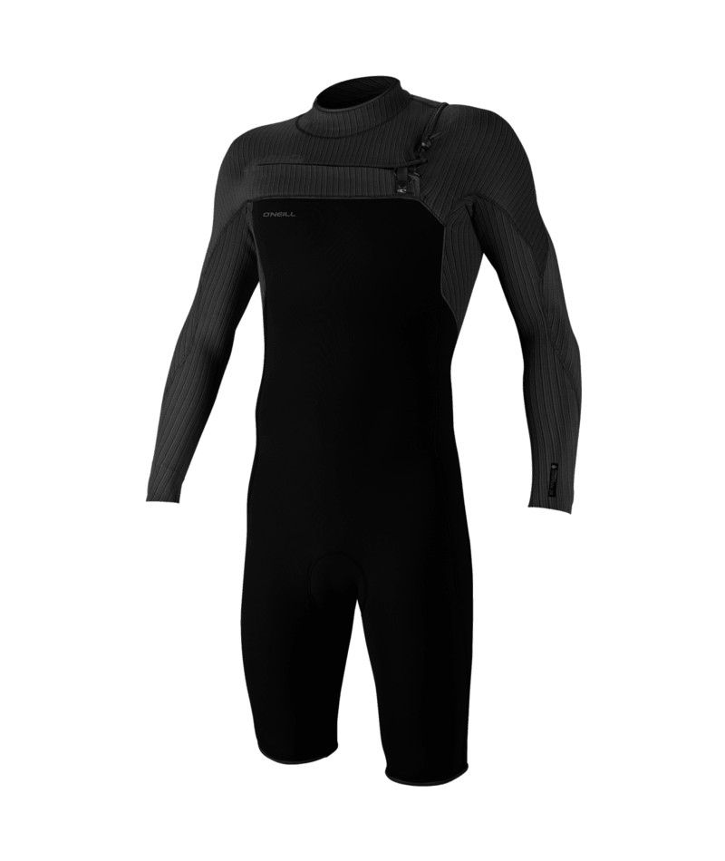 M Hyperfreak 2mm Chest Zip L/S Spring, Color: Blk, Size: MD