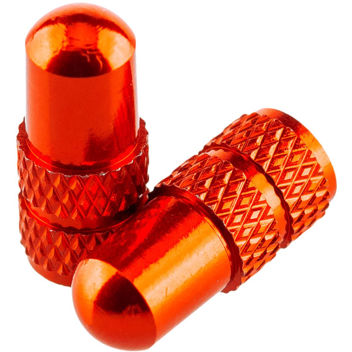 Presta Valve Caps Orange