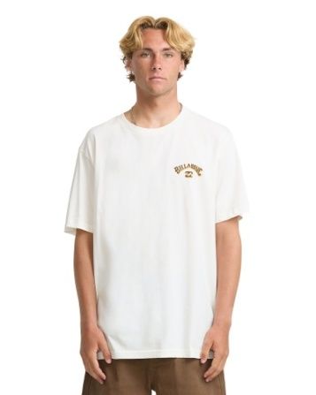 M Heritage Arch Prem SS Tee, Color: Off Wht, Size: MD