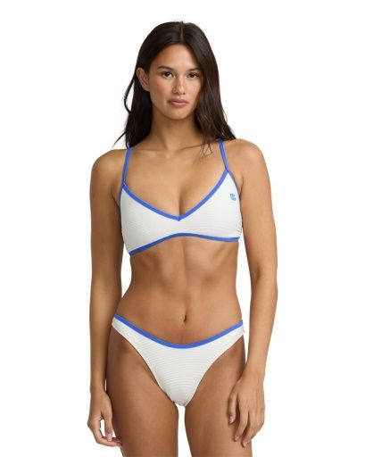 W Tanlines Bound V Bralette, Color: Salt Crystal, Size: XS