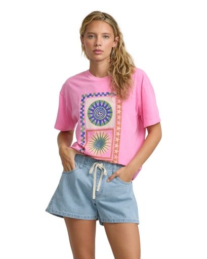 W Jade Saltwashed Short, Color: Beach Blue, Size: XS