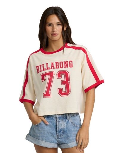W Retro Babe Knit Tee, Color: Wht Cap, Size: XS