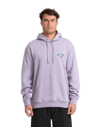 M Heritage Arch Pullover, Color: Purple Ash, Size: MD