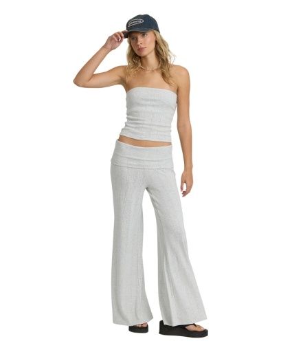 W Sweet Coast Pointelle Pant, Color: Frost Gray Hthr, Size: XS