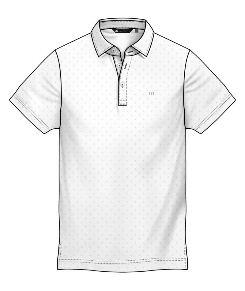 M Final Drive Polo, Color: White, Size: MD