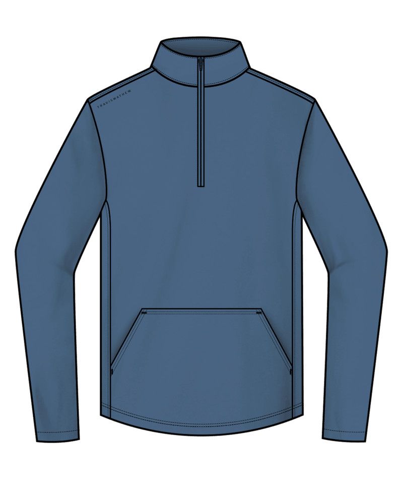 M Fibercloud 1/4 Zip, Color: Blue Horizon, Size: MD