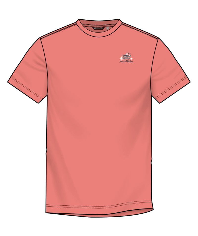 M The Cabana Life Tee, Color: Spiced Coral, Size: MD
