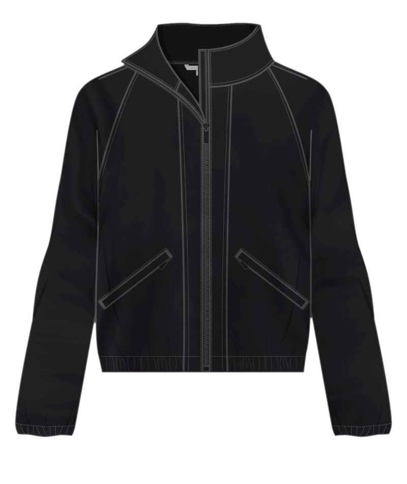 W Wanderwoven FZ Jacket, Color: Blk, Size: SM