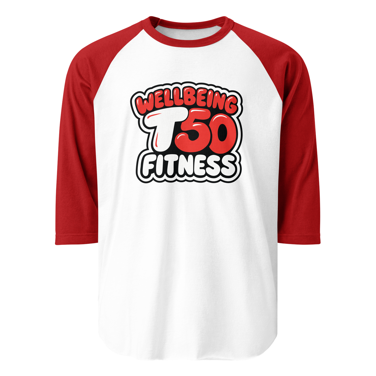 Unisex 3/4 Length Baseball Tee