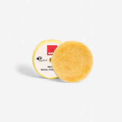 Rupes Medium DA wool pads (Yellow) 1.75" for 1" backing plate 4pk