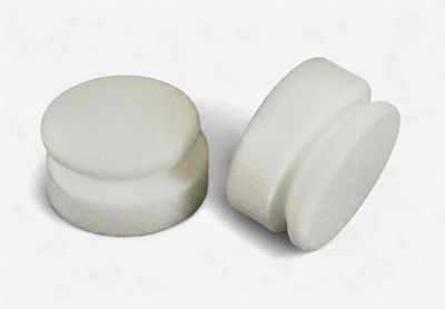 Car Candy WHITE LARGE ROUND TIRE DRESSING APPLICATOR TDA2