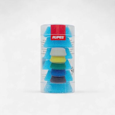 Rupes D-A Intermediate Foam Pads (Light Blue) 1.75" for 1" backing plate 6pk