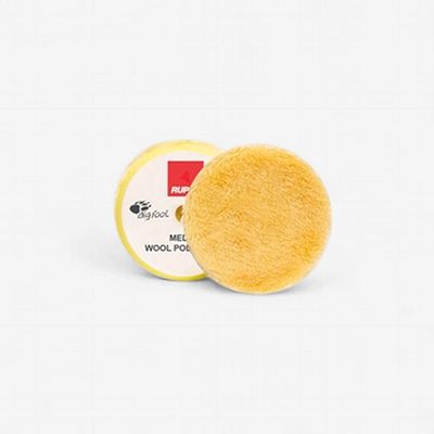 Rupes Medium DA wool pads (Yellow) 2.75" for 2" backing plate 4pk