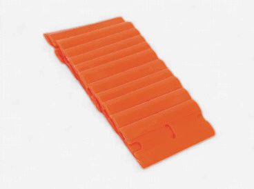 Car Candy DOUBLE EDGE SHARP PLASTIC ORANGE RAZOR BLADES ..100/SLEEVE